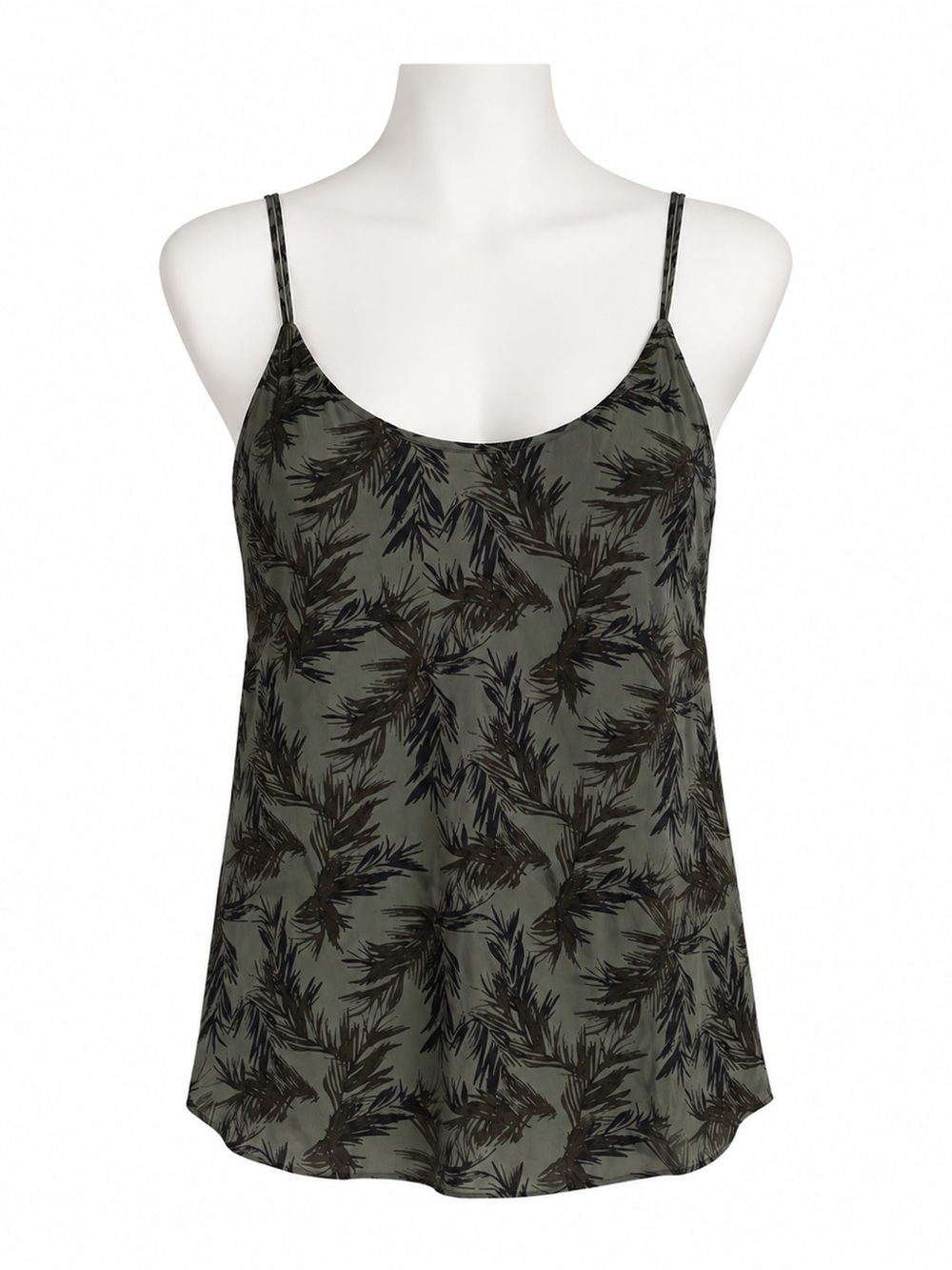 Size XS Wilfred Free Aritzia Palm Print Lined Camisole Tank Top